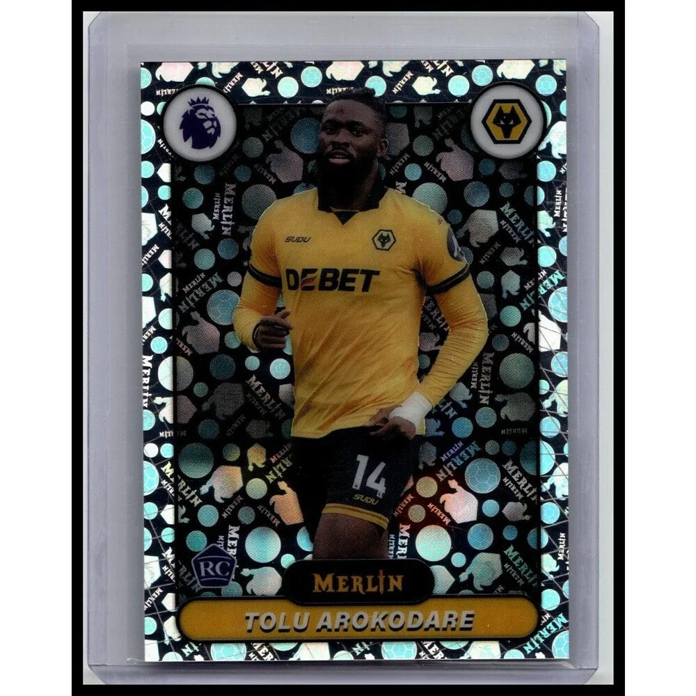 Tolu Arokodare #191 Wolverhampton Wanderers Vintage Merlin Refractor Base